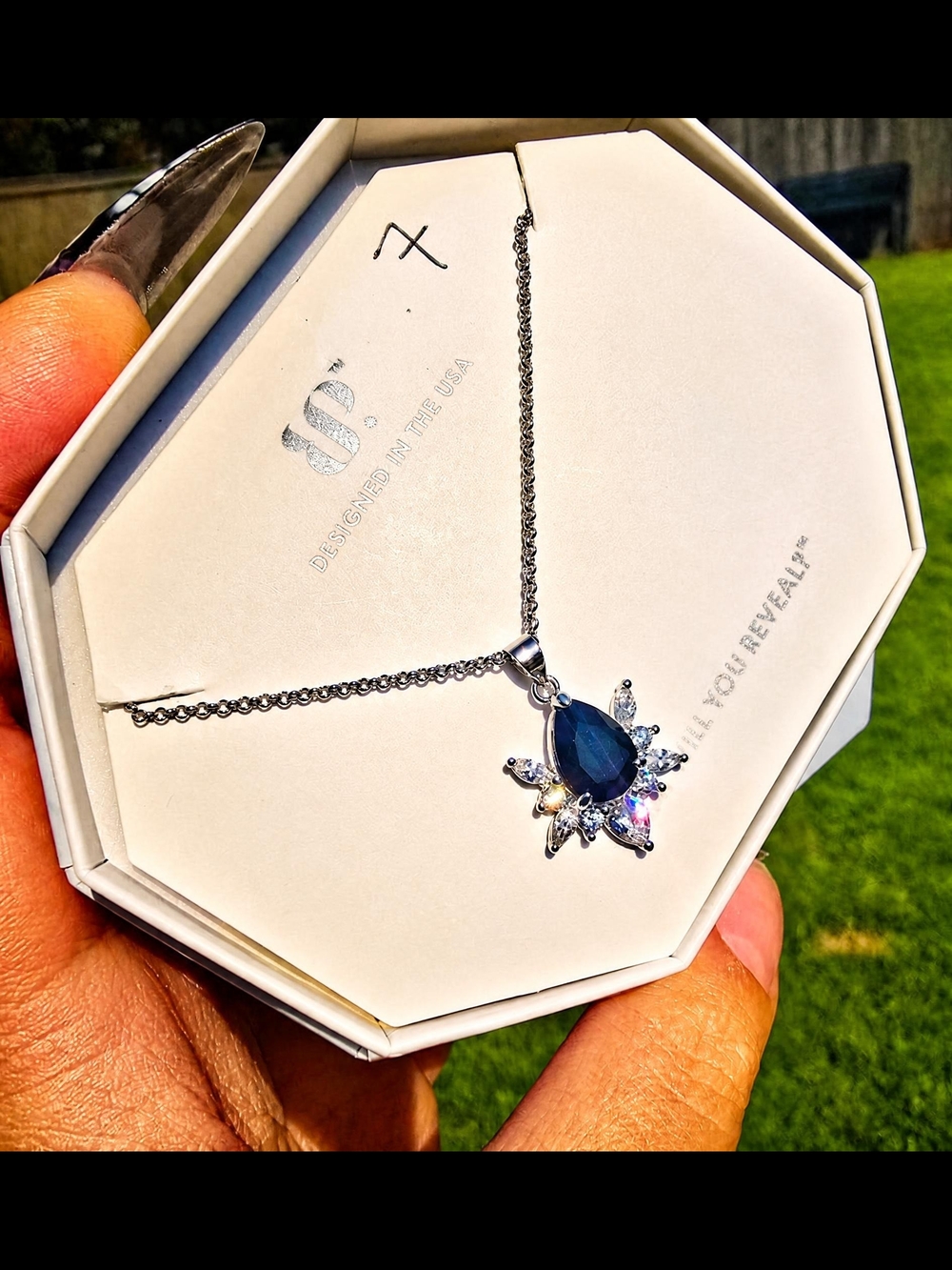 NIB Bomb Party OG The Spider Necklace NK49042 Black Onyx CZ $136 MSRP